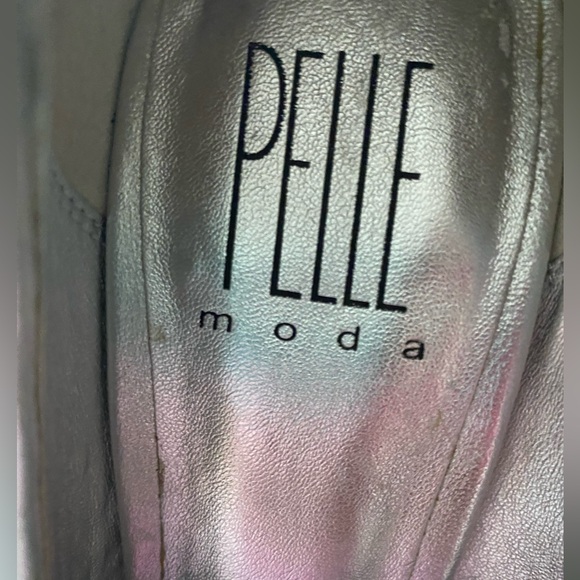 PELLE MODA beige high heels size 7 1/2 - Picture 5 of 14